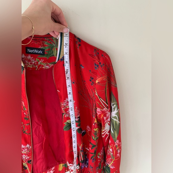 Network Satin Red Jacket - Picture 7 of 10